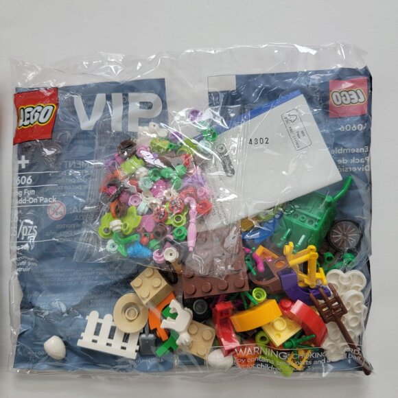 LEGO 40606 Spring VIP Add on Pack + 40607 Summer VIP Add-On pack polybags, new - Picture 5 of 7